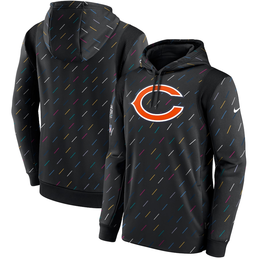 Women NFL Chicago Bears 2025 Nike black hoodie